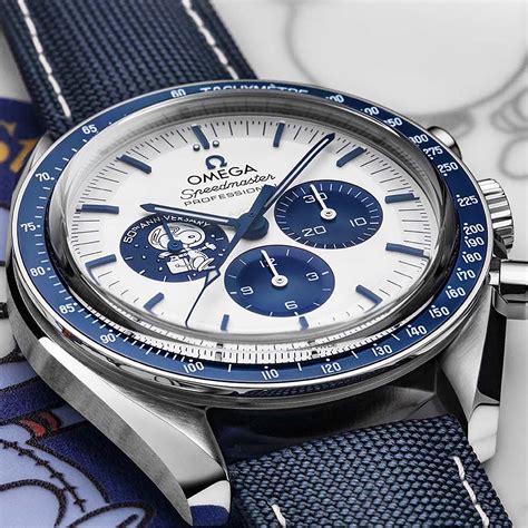 omega 50th anniversary snoopy watch|omega Snoopy speedmaster for sale.